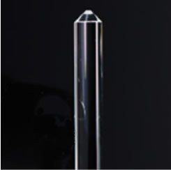 Cone end sapphire rod